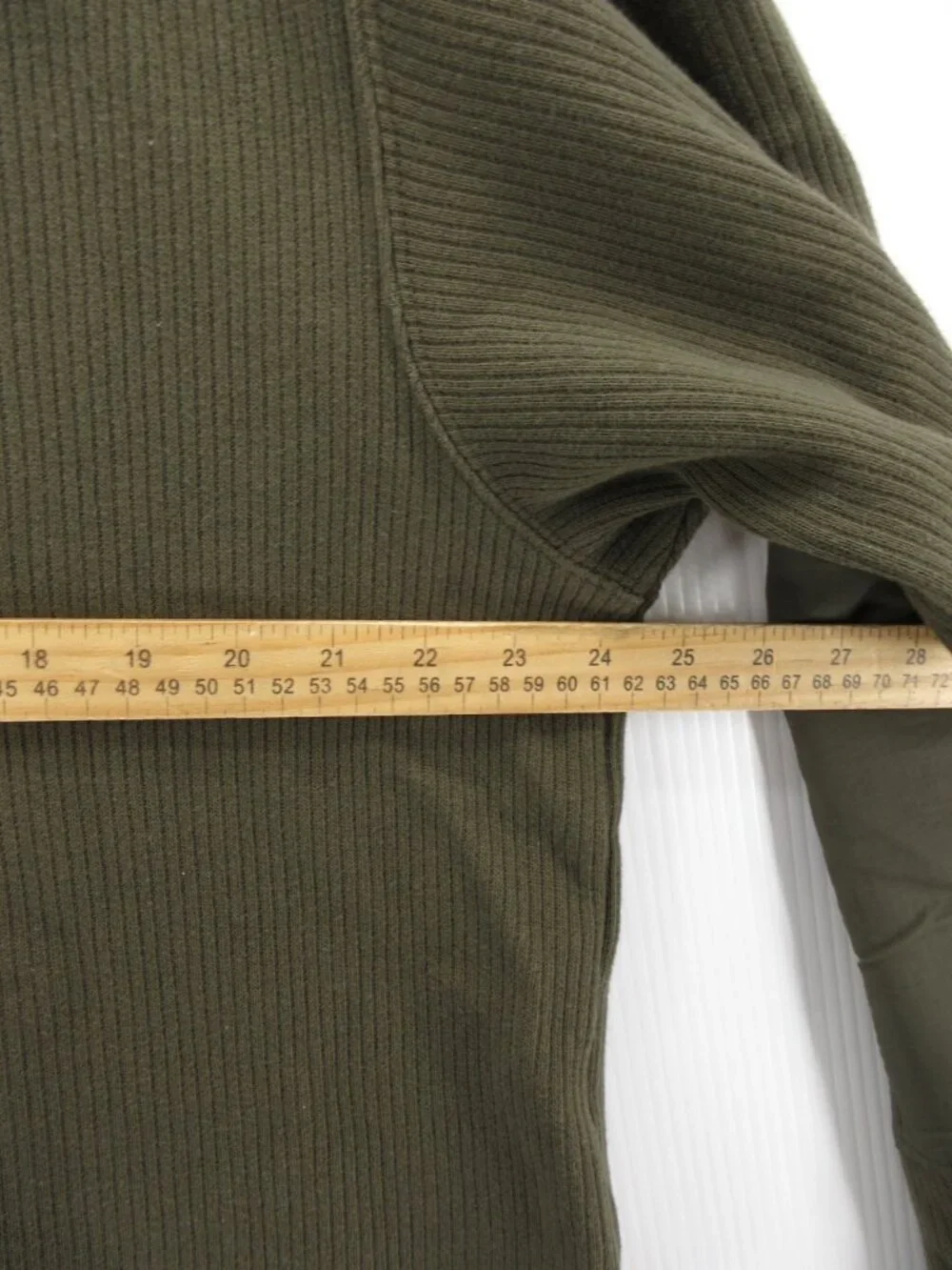 VGT Eddie Bauer Sweater Large Legend 1/4 Zip Military Elbow Patches